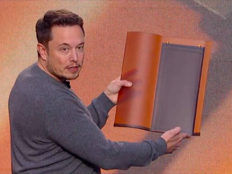 Tuile solaire Tesla (présentée par Elon Musk)