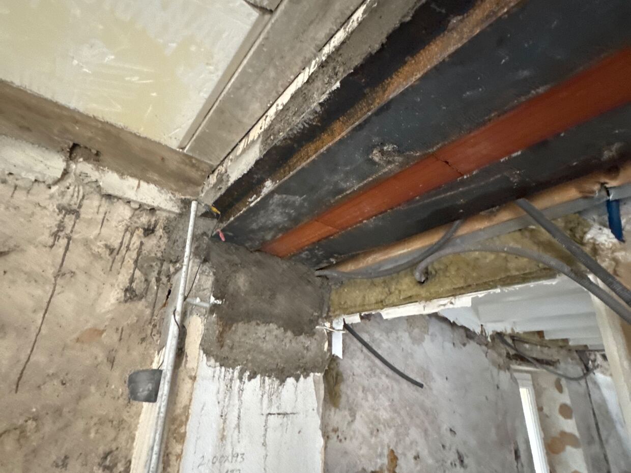 Poutre IPN posée après ouverture d’un mur porteur — VBS Bâtiment à Fontenay-sous-Bois